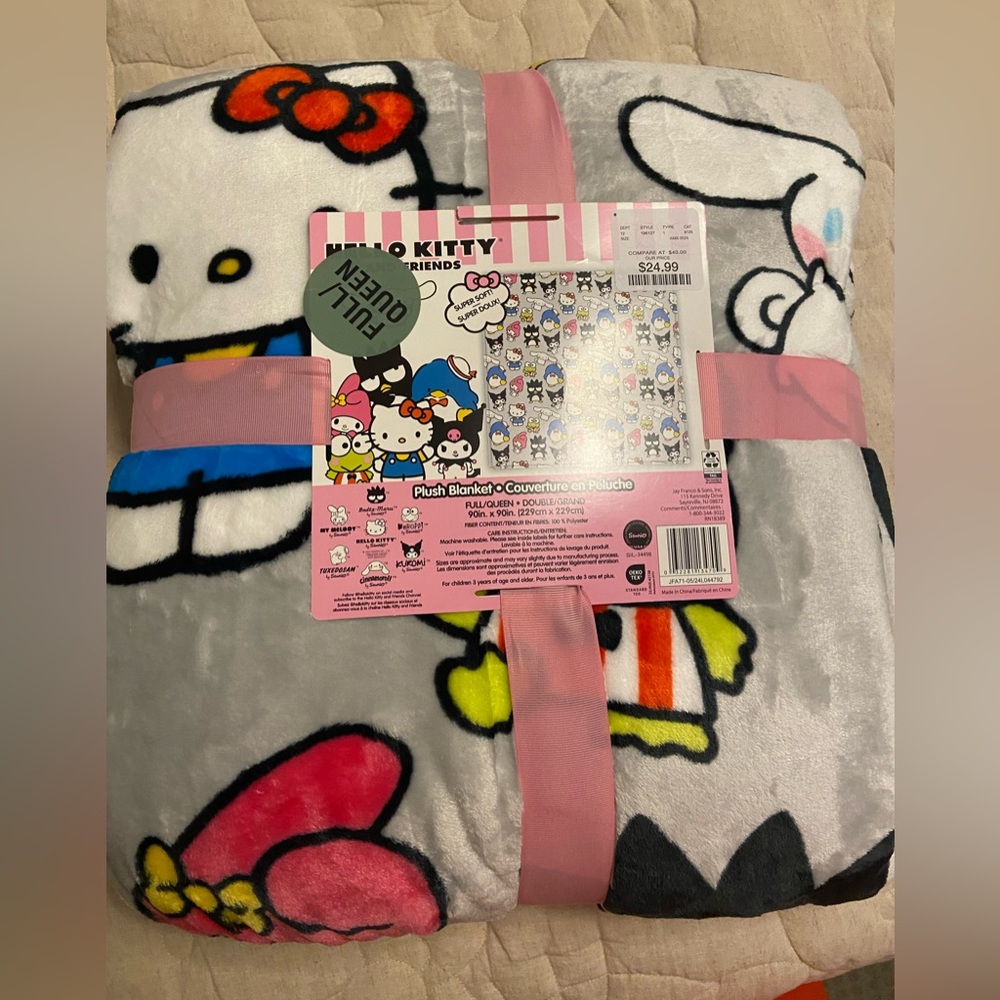 F/Q Hello Kitty and Friends Blanket